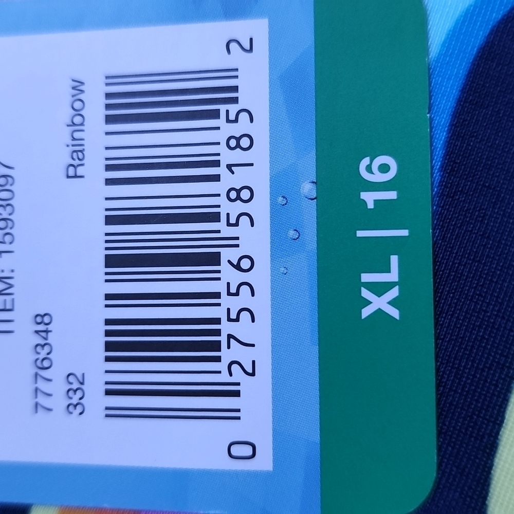 Speedo Youth Girls Size XL (16) One-piece Swimsuit Multi-colored - Picture 5 of 7